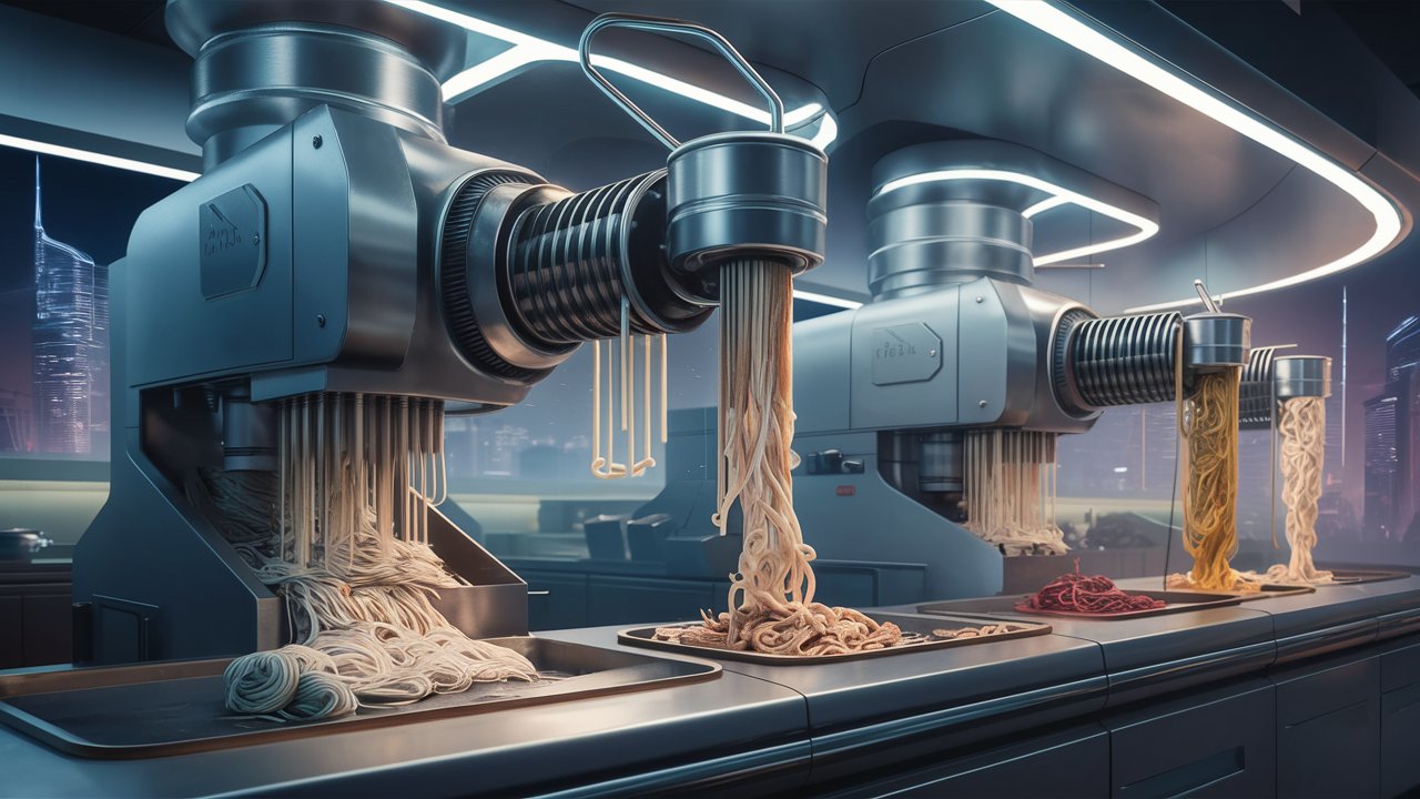 เครื่องทำก๋วยเตี๋ยวในอนาคต : the future of noodle-making machines