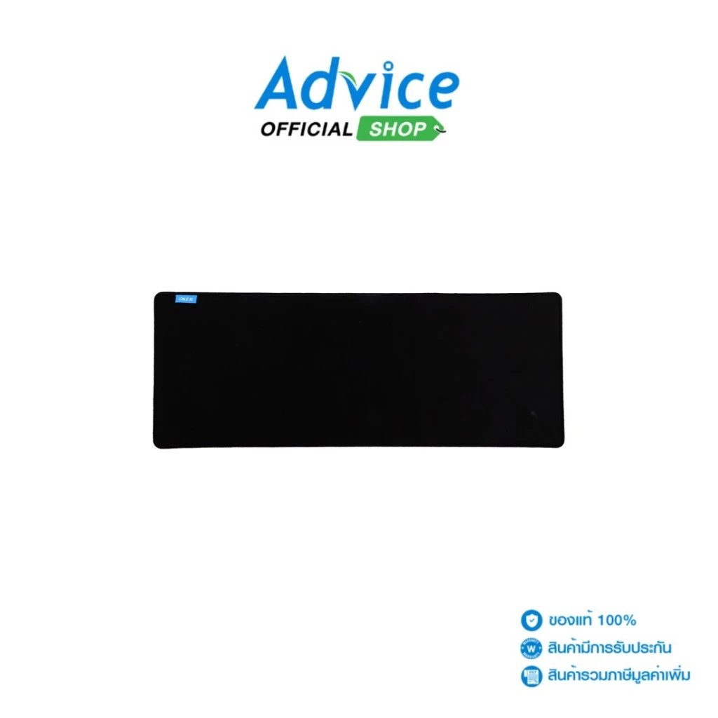 แผ่นรองเมาส์ OKER รุ่น PA-215 ผิวเรียบเนียน สีดำ รองรับทุกประเภทของเมาส์