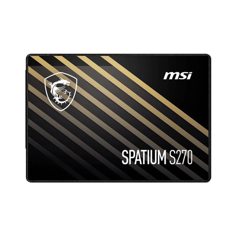 SSD ขนาด 480GB จาก MSI รุ่น SPATIUM S270 ประสิทธิภาพดี ติดตั้งง่าย