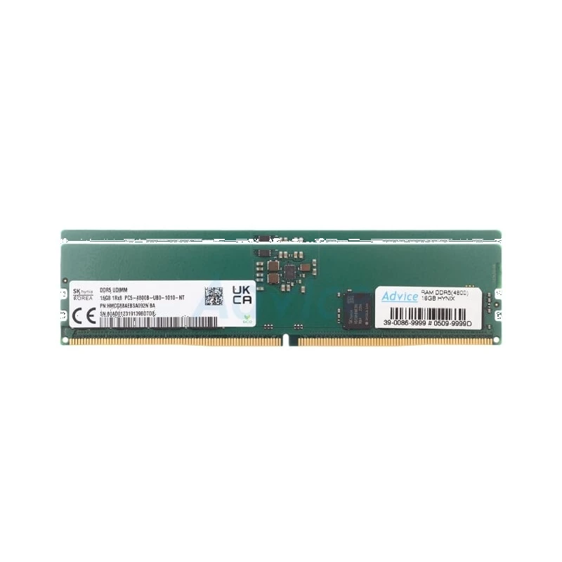 	RAM DDR5 ความเร็วสูง 16GB เหมาะสำหรับการเล่นเกมและการทำงานหนัก มอบประสิทธิภาพการทำงานที่ยอดเยี่ยม