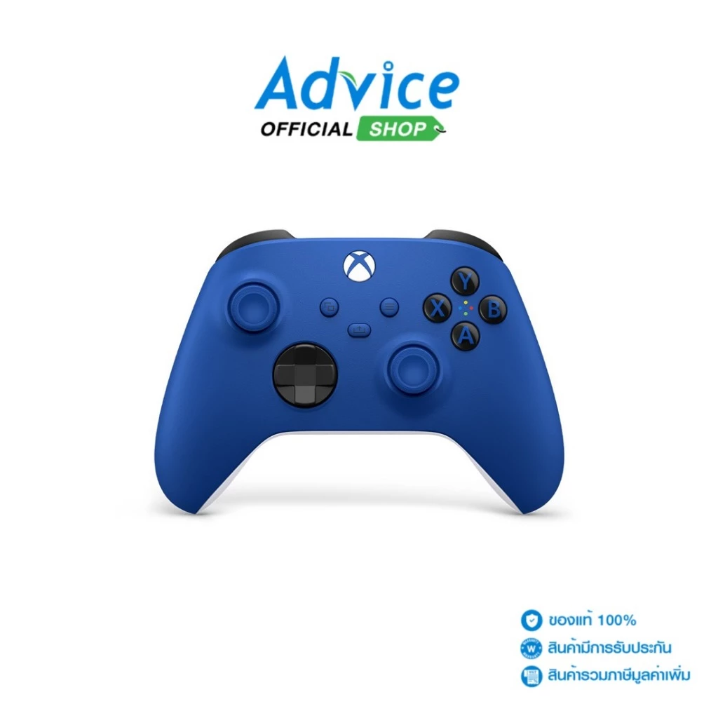 	จอย Xbox สีฟ้า รองรับ Bluetooth ใช้งานได้ทั้ง Xbox Series และ Windows PC